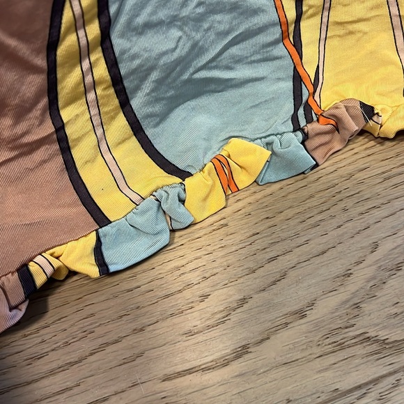 Audrey Mai 70’s boho inspired dress with scoop neck and waist ties - Picture 6 of 9